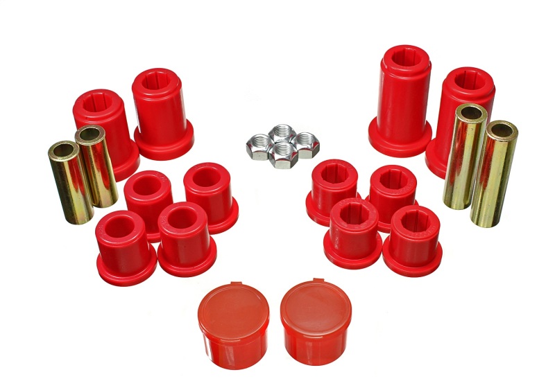 Chevrolet Silverado1500 Control Arm Bushing Set - Front - Energy Suspension - Hyper-Flex - Red - `07-`13
